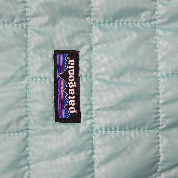 PATAGONIA WOMEN'S NANO PUFF BIVY QUILTED  PULLOVER JACKET  KANGAROO POCKET XS - Picture 9 of 16